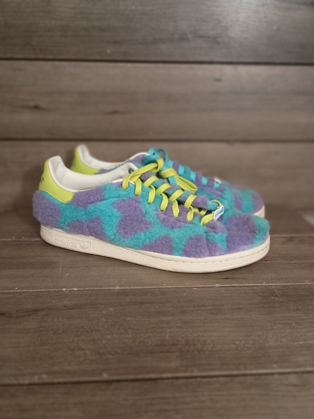 adidas x Disney Monsters Inc Stan Smith Mike & Sulley Mens Sneakers GZ5990 Sz 11
